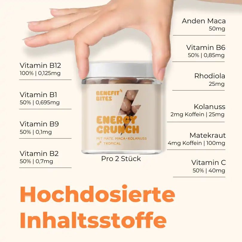 Energy Crunch mit natürlichem Koffein