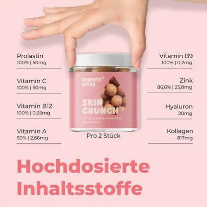Skin Crunch mit Kollagen + Hyaluron